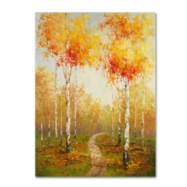 Rio 'On the Way to Aspen' Canvas Art, 35x47, Trademark Fine Art, Mfr#: MA0425-C3547GG
